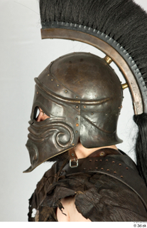 Photos Gladiator in armor 2 Gladiator arena fighter head helmet…